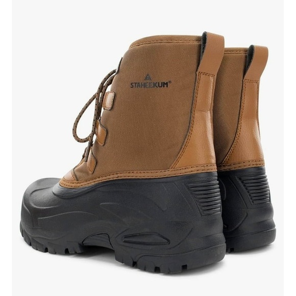 Staheekum Men's Winter Snow Boots| Waterproof Insulated Cold Rated to -20°F NEW - Picture 7 of 13